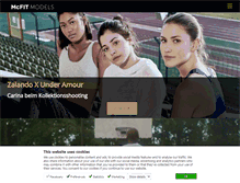 Tablet Screenshot of mcfitmodels.com